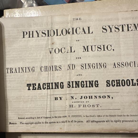 The Key Stone Collection Of Church Music - Hymns Psalms by A N Johnson HB 1857 - Picture 4 of 11